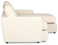 Maxwell Light Beige Fabric Right Chaise Sectional