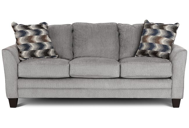 Charlie Light Gray Fabric Sofa