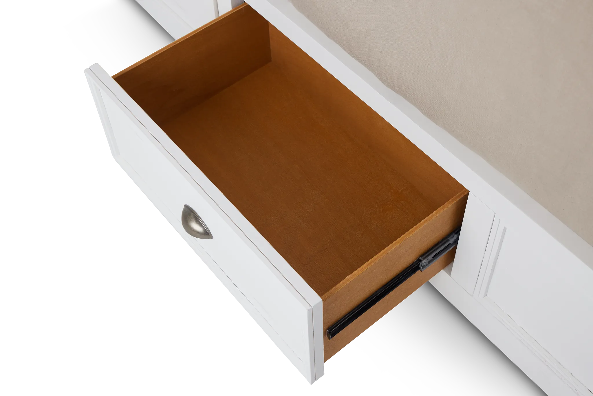 Heron Cove White Panel Storage Bed