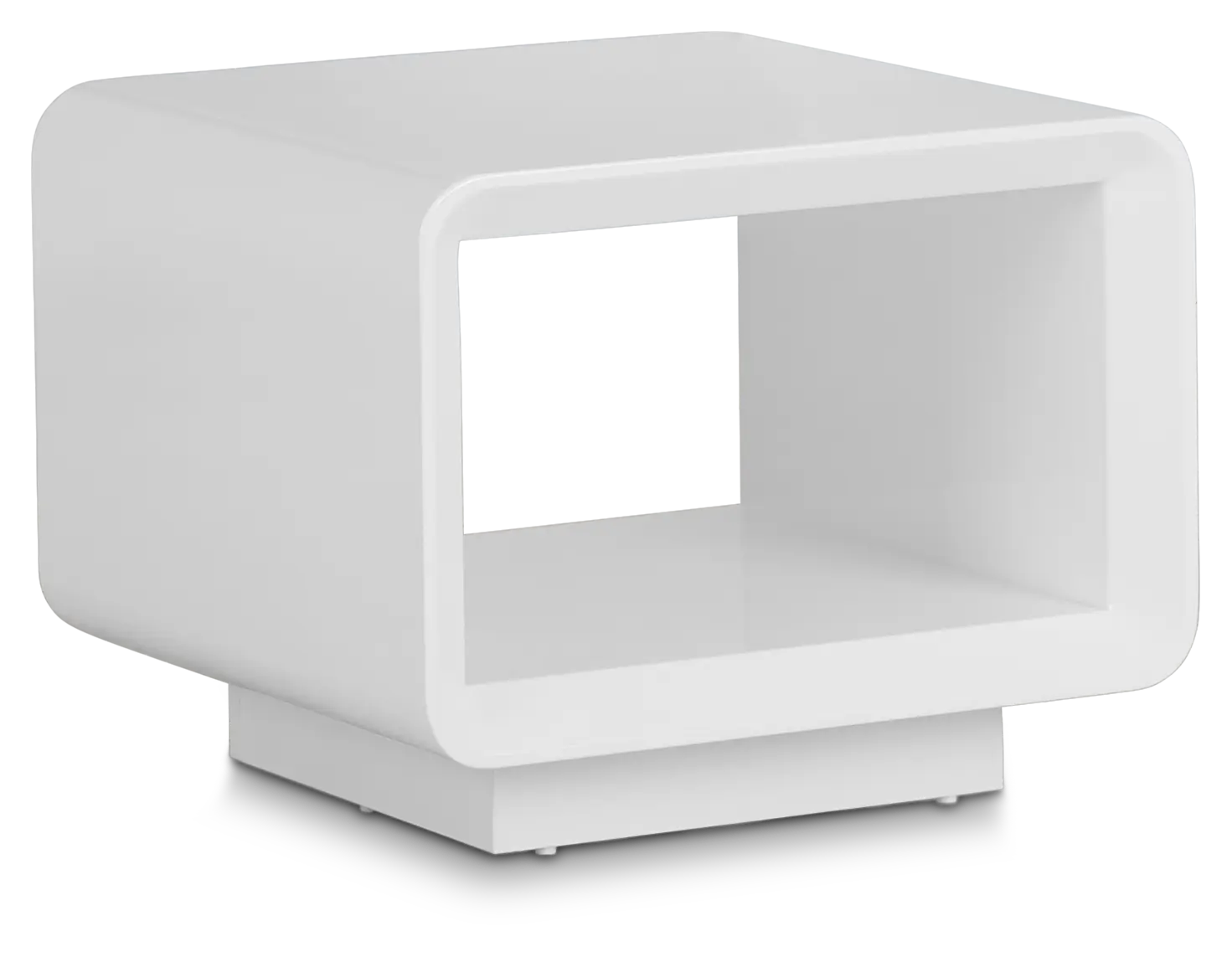Zayden White Square End Table Zayden White Square End Table