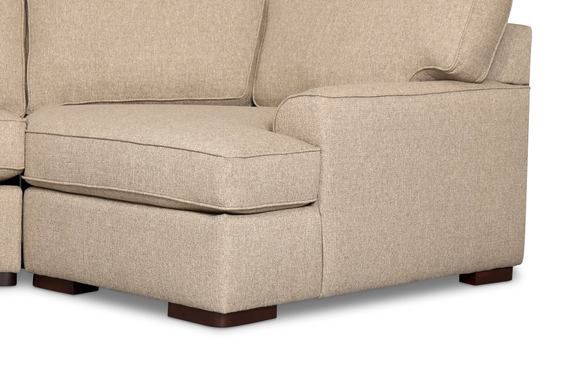 Sinclair Brown Fabric Right Cuddler Memory Foam Sleeper Sectional Sinclair Brown Fabric Right Cuddler Memory Foam Sleeper Sectional