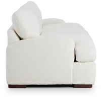 Alpha White Fabric Sofa