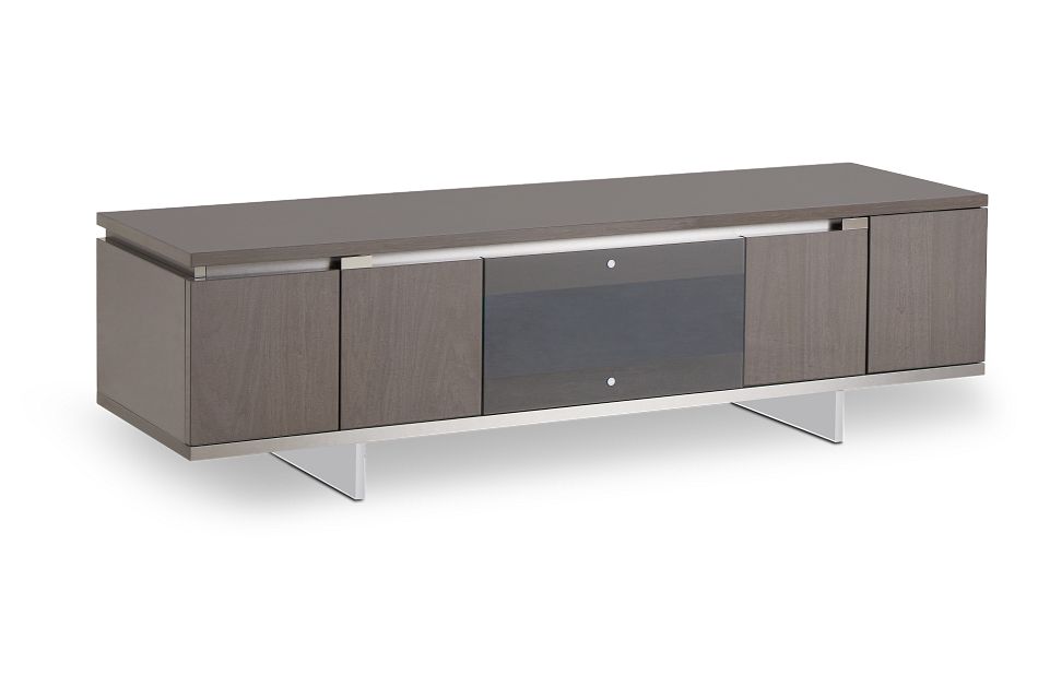 Athena Dark Gray Tv Stand, (2)