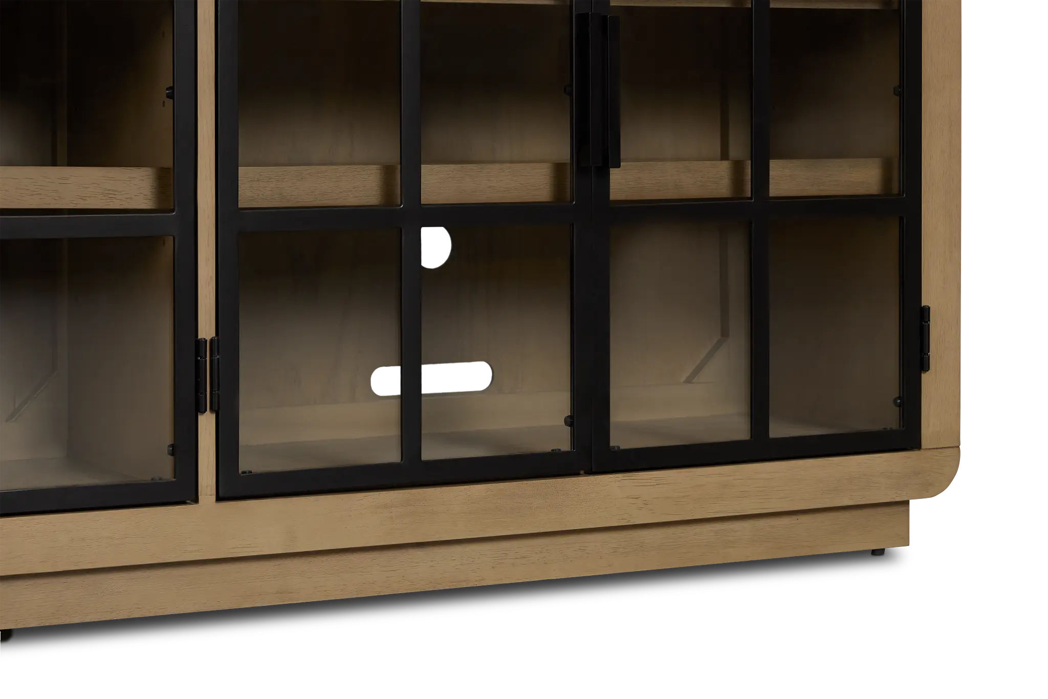 Solvana Light Tone 4 Door Credenza Solvana Light Tone 4 Door Credenza