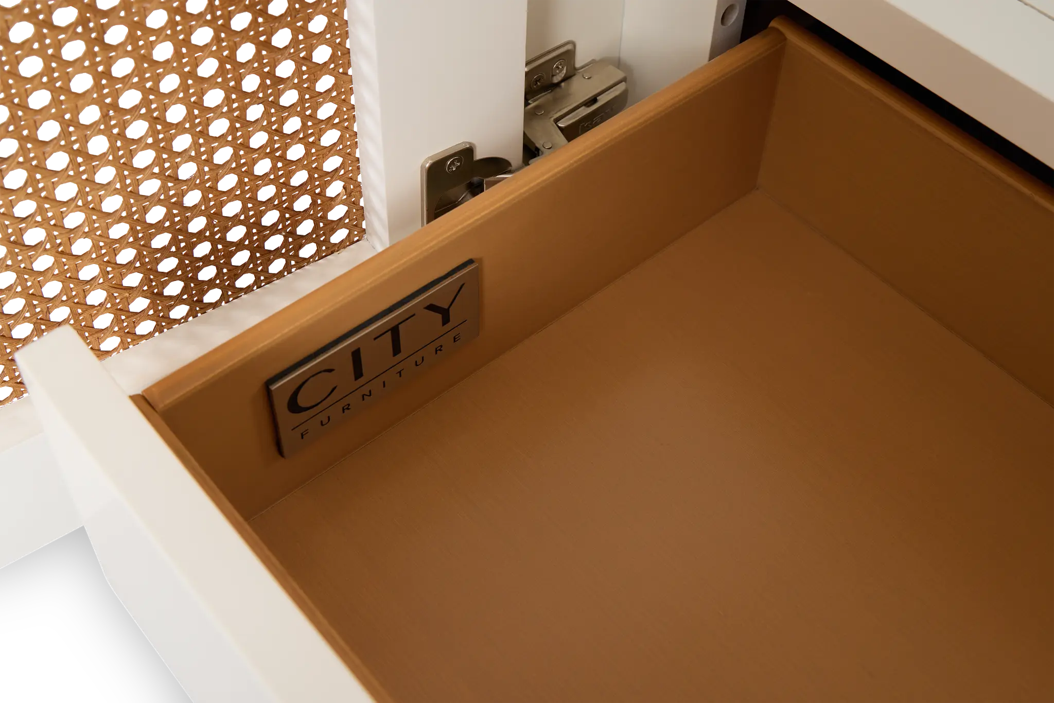 Nantucket Two-tone Woven Bar Cabinet Nantucket Two-tone Woven Bar Cabinet