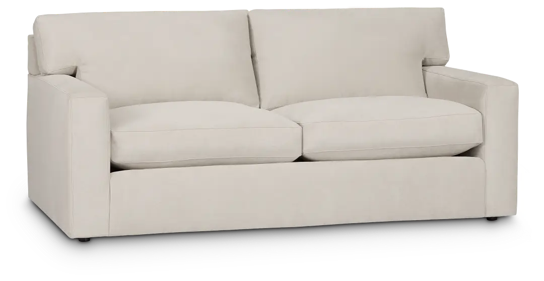 Hudson Gray Fabric Loveseat Hudson Gray Fabric Loveseat