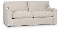 Hudson Gray Fabric Loveseat