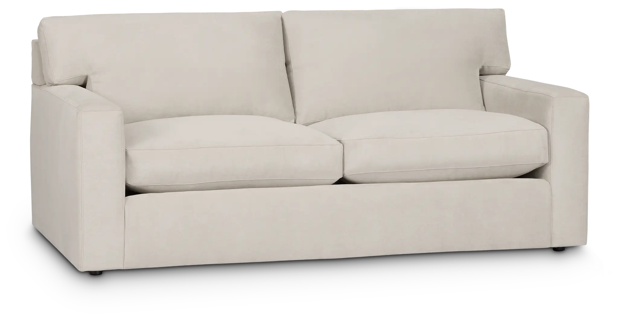 Hudson Gray Fabric Loveseat Hudson Gray Fabric Loveseat