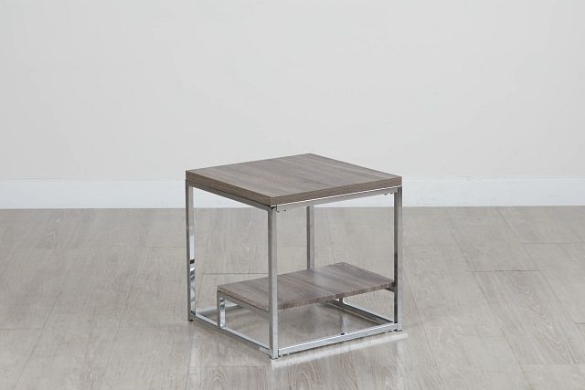 Elliot Gray Short End Table