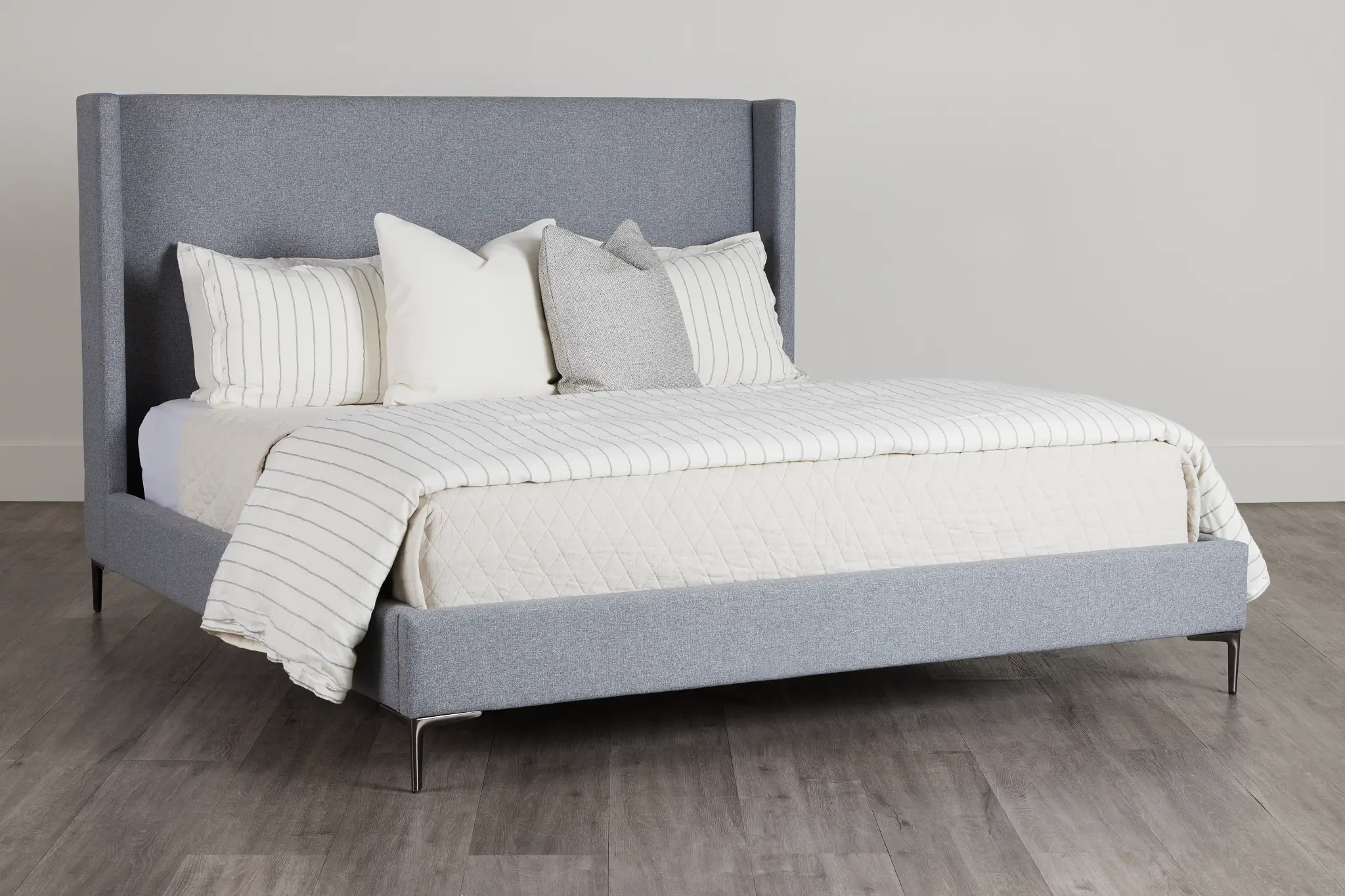 Kent Gray Uph Panel Bed Kent Gray Uph Panel Bed