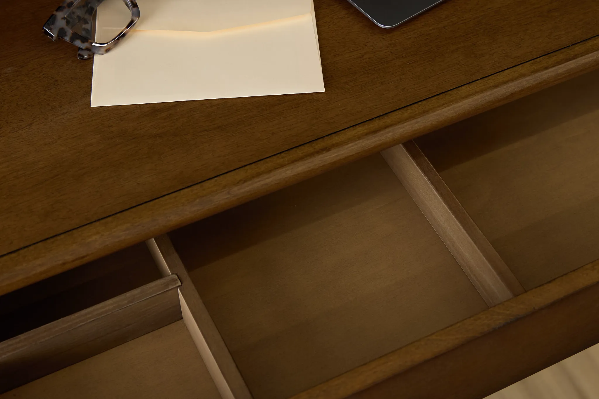 Rockford Light Tone Bookcase Wall Desk