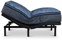 Serta Perfect Sleeper Cobalt Calm Plush Deluxe Adjustable Mattress Set