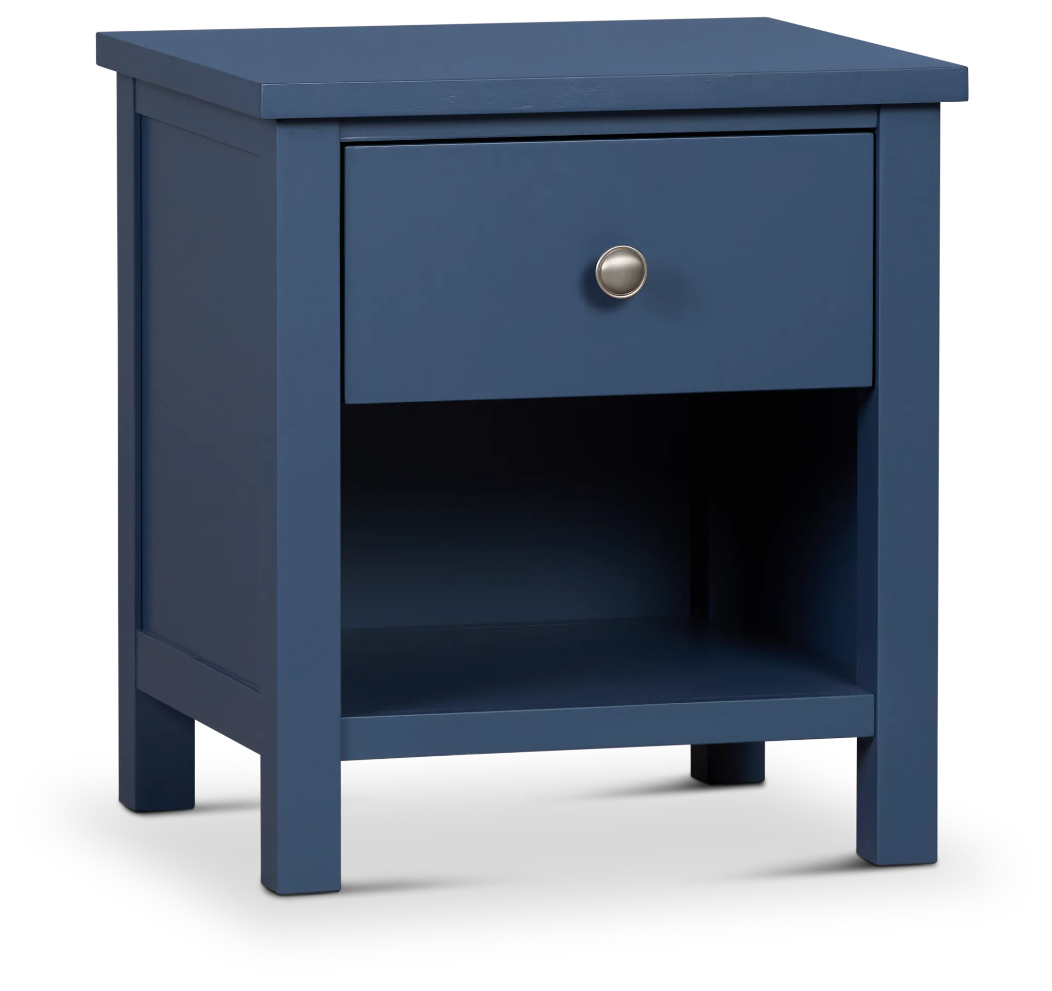 Charleston Dark Blue 1-drawer Nightstand