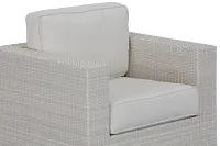 Biscayne White Swivel Chair