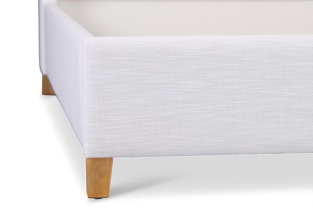 Nantucket White Uph Panel Bed