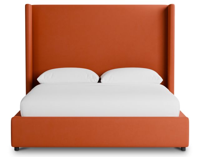 Captiva Joya Orange 60" Upholstered Shelter Bed
