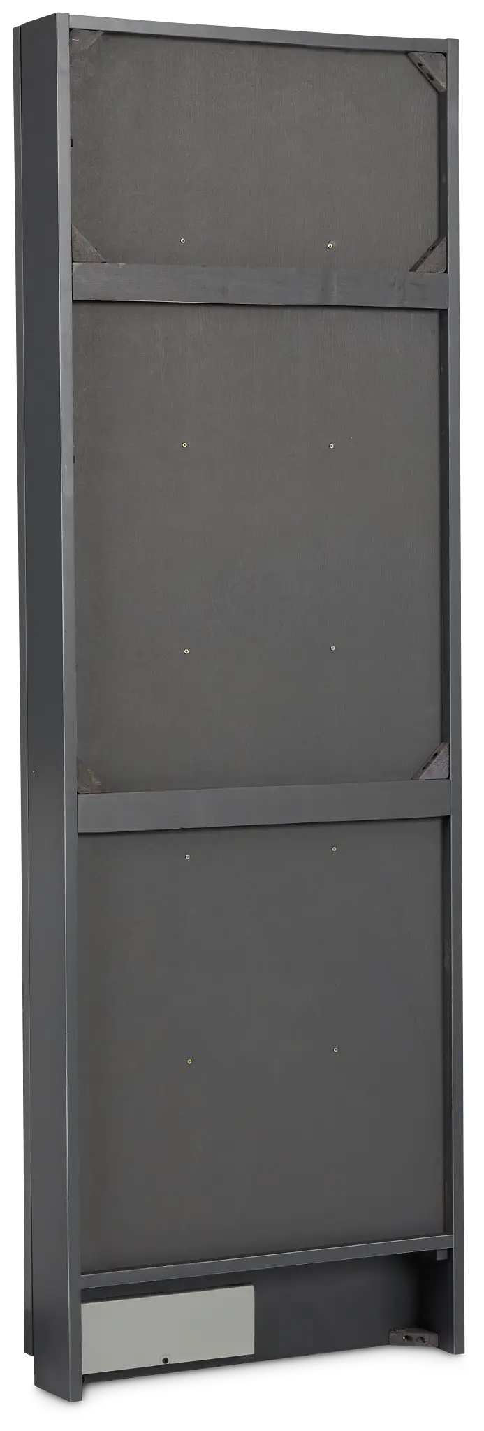 Brasilia Gray Storage Floor Mirror Brasilia Gray Storage Floor Mirror