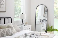 Hudson Black Large Mirror