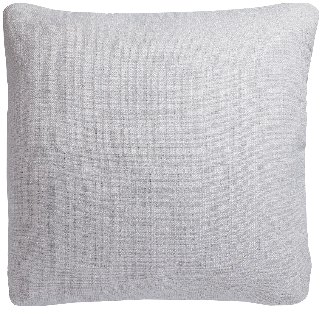 Zeke Light Gray 22" Accent Pillow