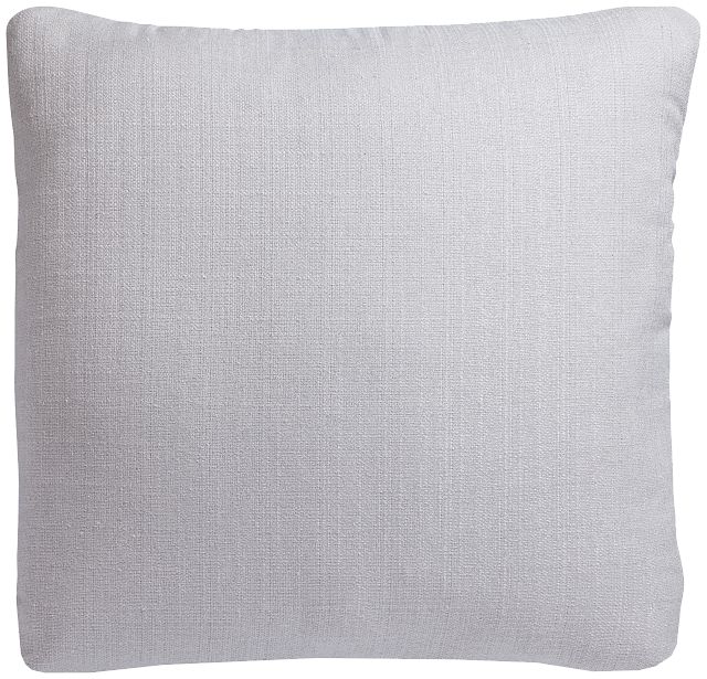 Zeke Light Gray 22" Accent Pillow