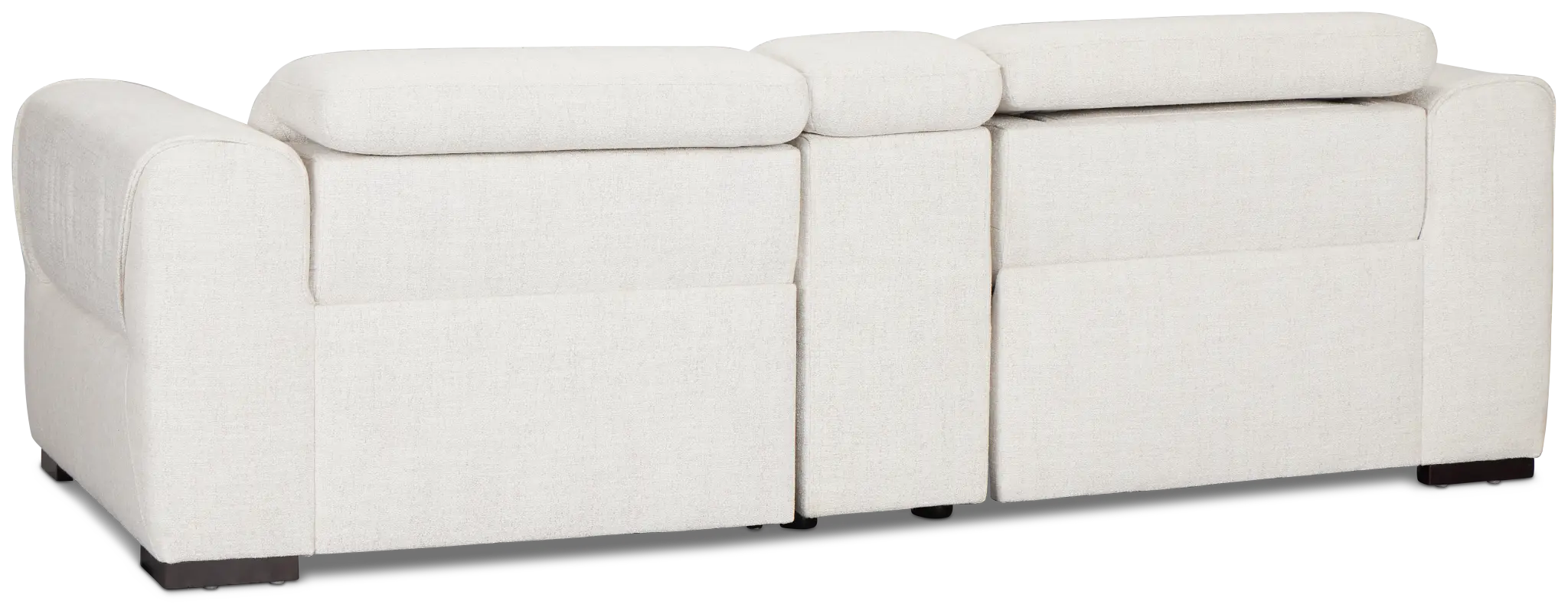 Ellis Light Beige Fabric Power Reclining Console Sofa Ellis Light Beige Fabric Power Reclining Console Sofa