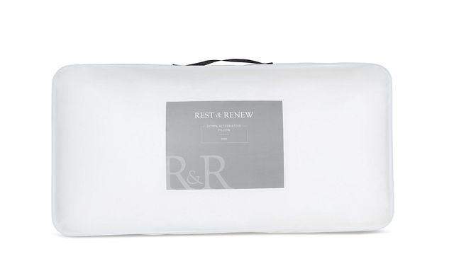 Rest & Renew Down Alternative Back Sleeper Pillow