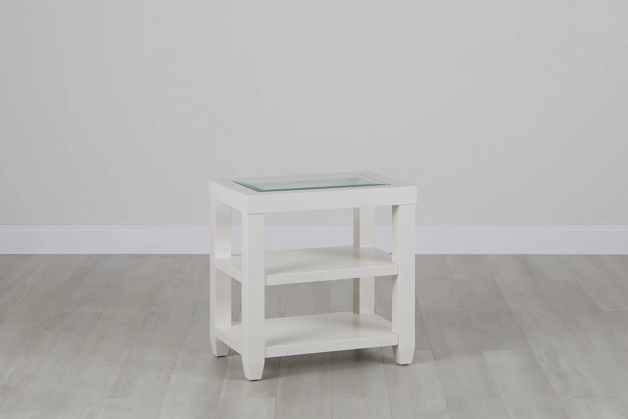 Hurley White Chairside Table Hurley White Chairside Table