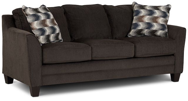 Charlie Dark Gray Fabric Sofa (2)