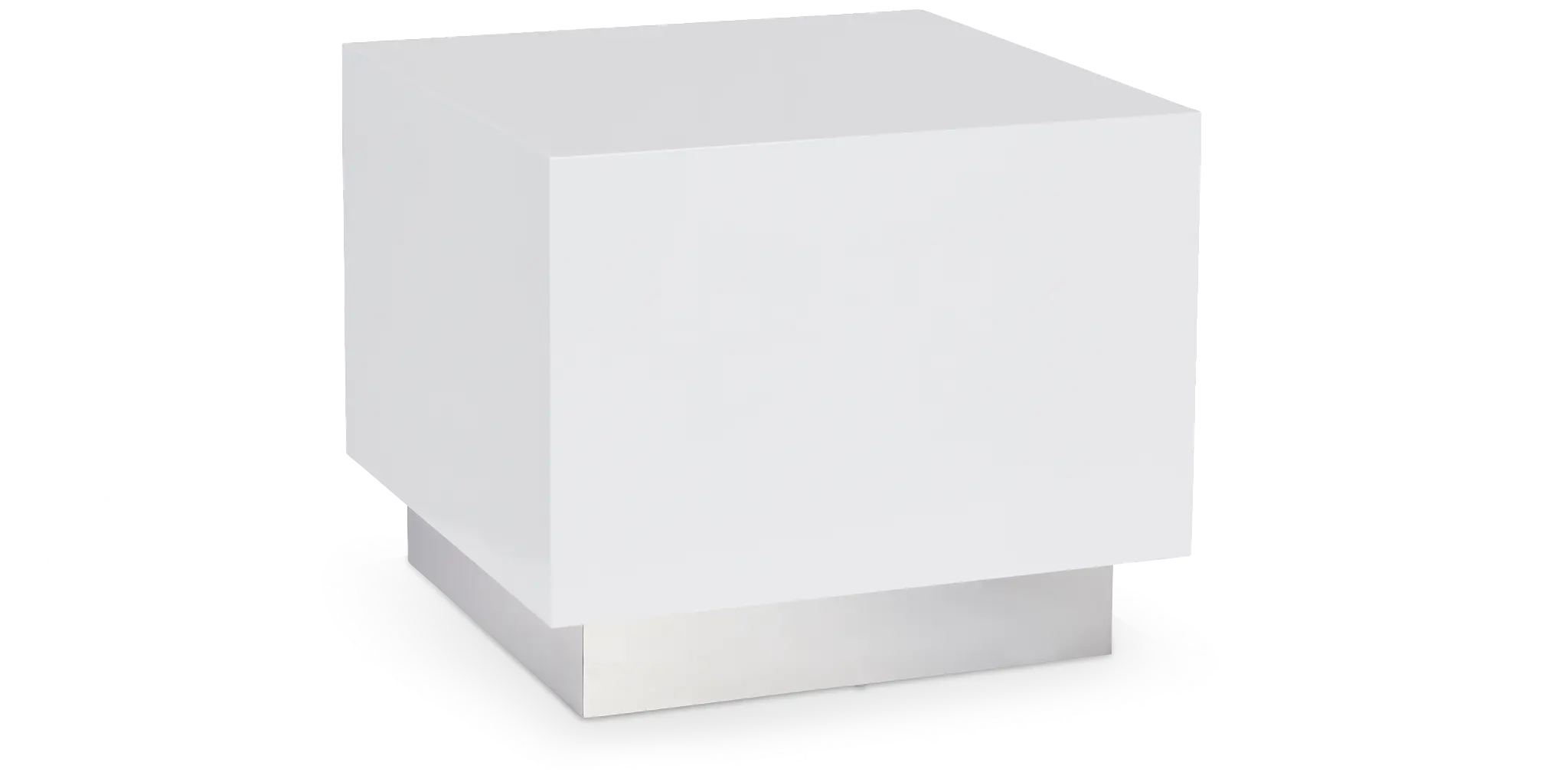 Camila White Square End Table Camila White Square End Table