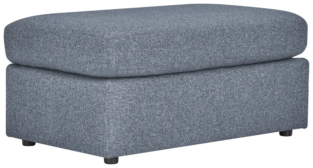 Noah Dark Gray Fabric Ottoman Noah Dark Gray Fabric Ottoman