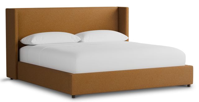 Captiva Elite Light Brown 48" Upholstered Shelter Bed