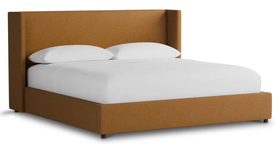 Captiva Elite Light Brown 48" Upholstered Shelter Bed