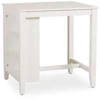 Edgartown White Storage High Dining Table