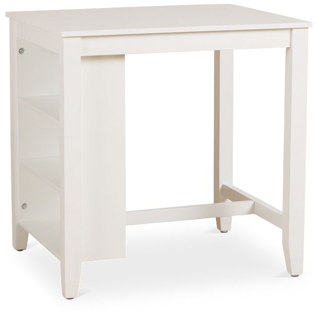 Edgartown White Storage High Dining Table