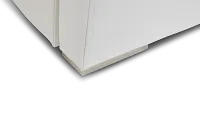 Cortina White Uph Platform Bed