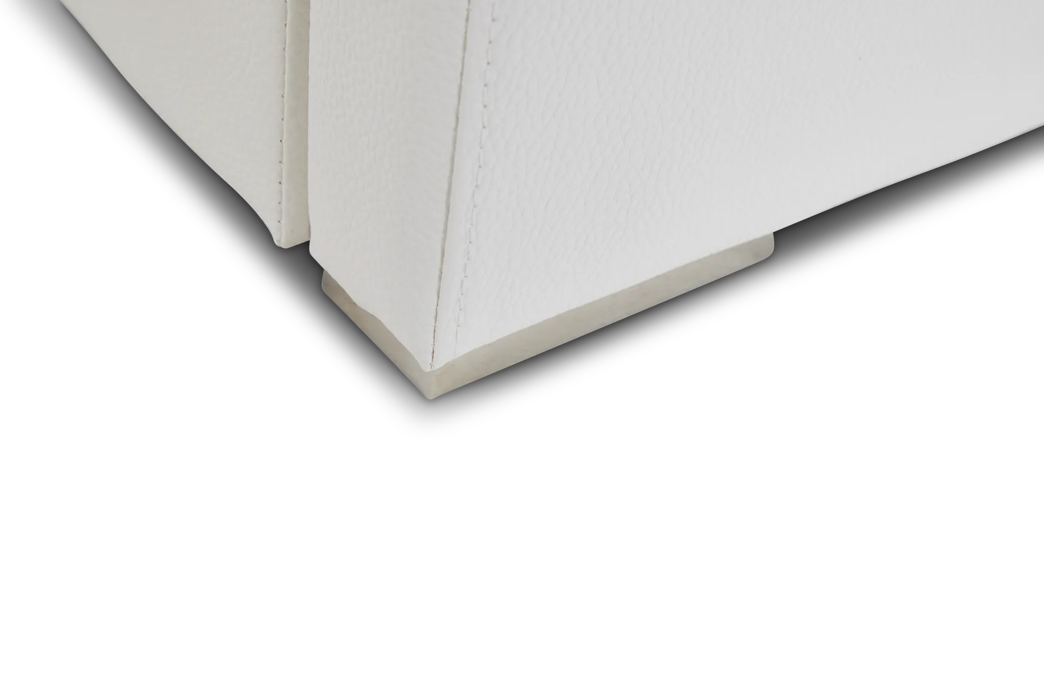 Cortina White Uph Platform Bed