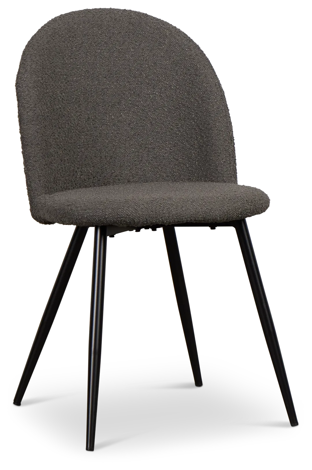 Alba Dark Brown Upholstered Side Chair