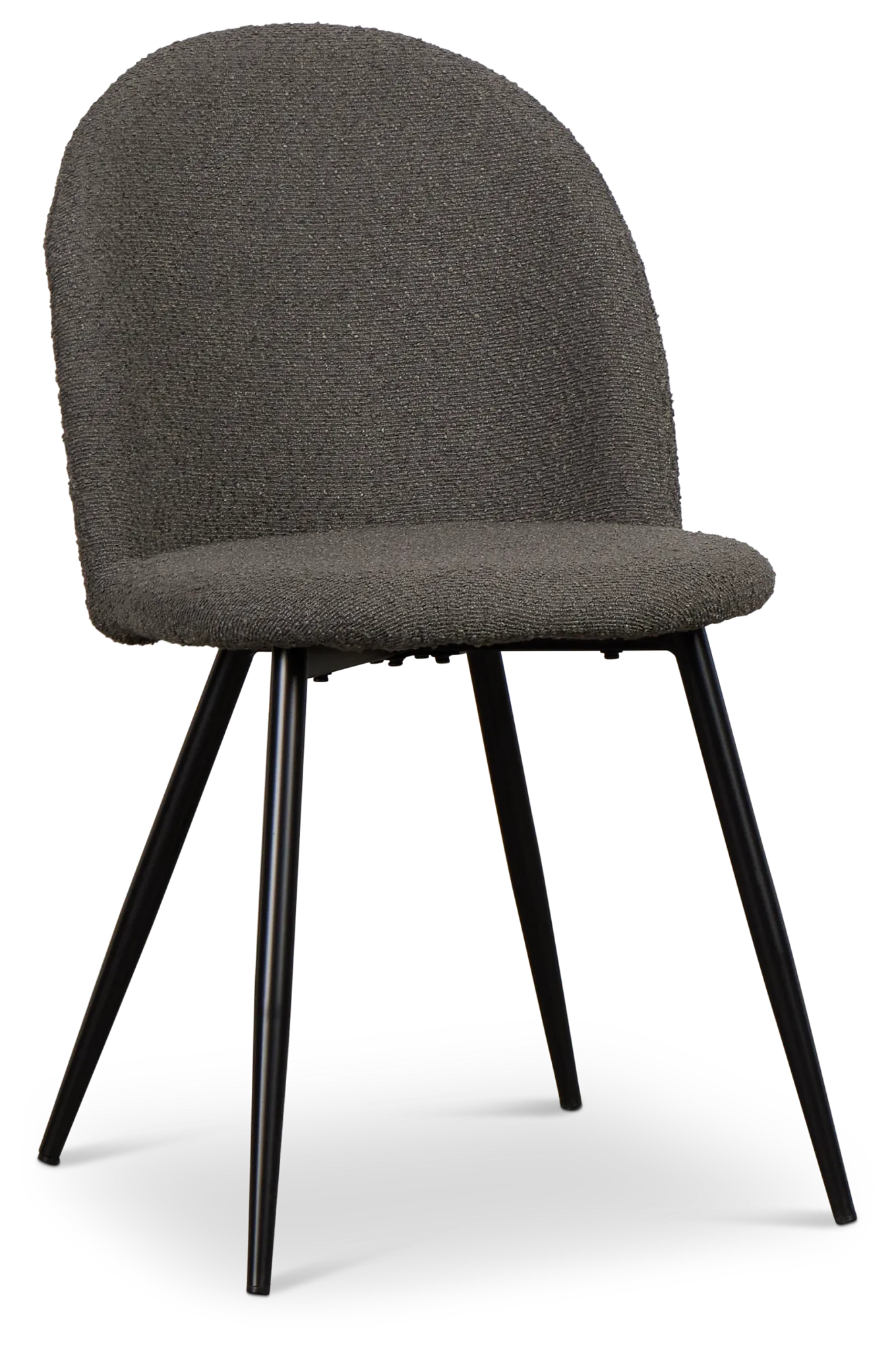 Alba Dark Brown Upholstered Side Chair