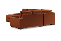 Edgewater Joya Orange Medium Left Chaise Sectional