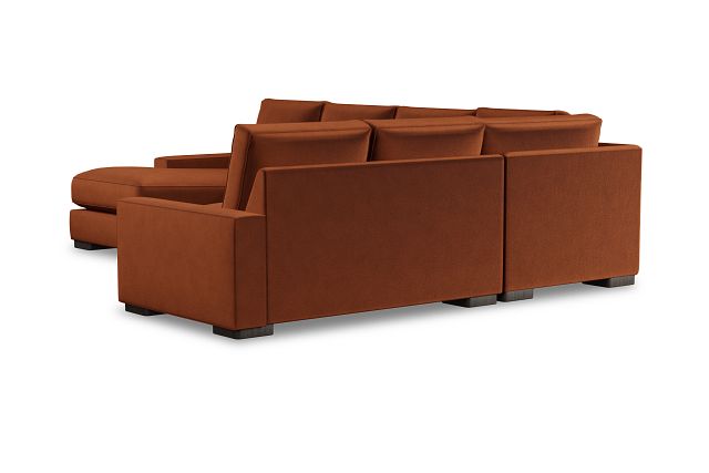 Edgewater Joya Orange Medium Left Chaise Sectional