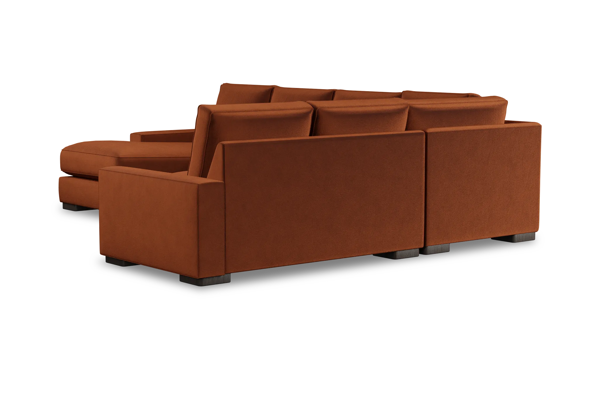 Edgewater Joya Orange Medium Left Chaise Sectional