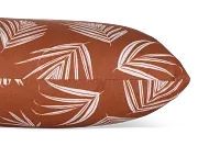 Shade Dark Orange Lumbar Indoor/outdoor Accent Pillow