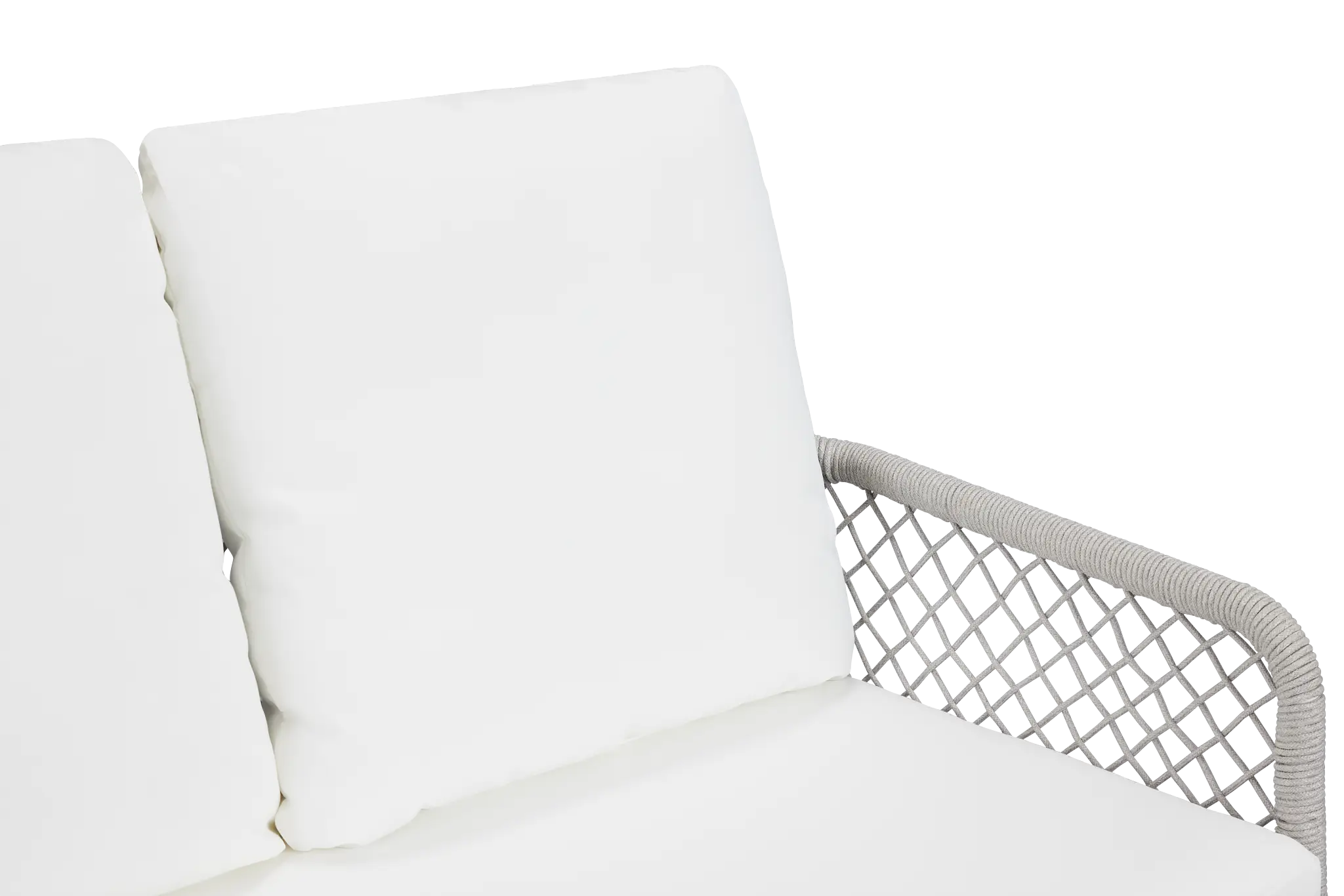 Andes White Woven Sofa Andes White Woven Sofa