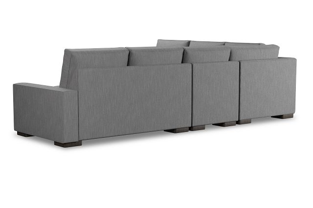 Edgewater Revenue Gray Medium Two-arm Sectional