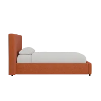 Grayton Elite Medium Brown 44" Upholstered Platform Bed
