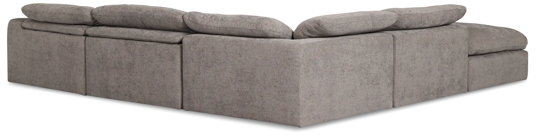 Drift Dark Gray Fabric Medium Dual Power Left Bumper Sectional