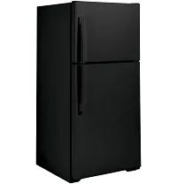 Ge Profile 22 Series Black Top Freezer Refrigerator