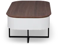 Harlan White Rect Coffee Table