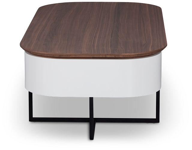 Harlan White Rect Coffee Table