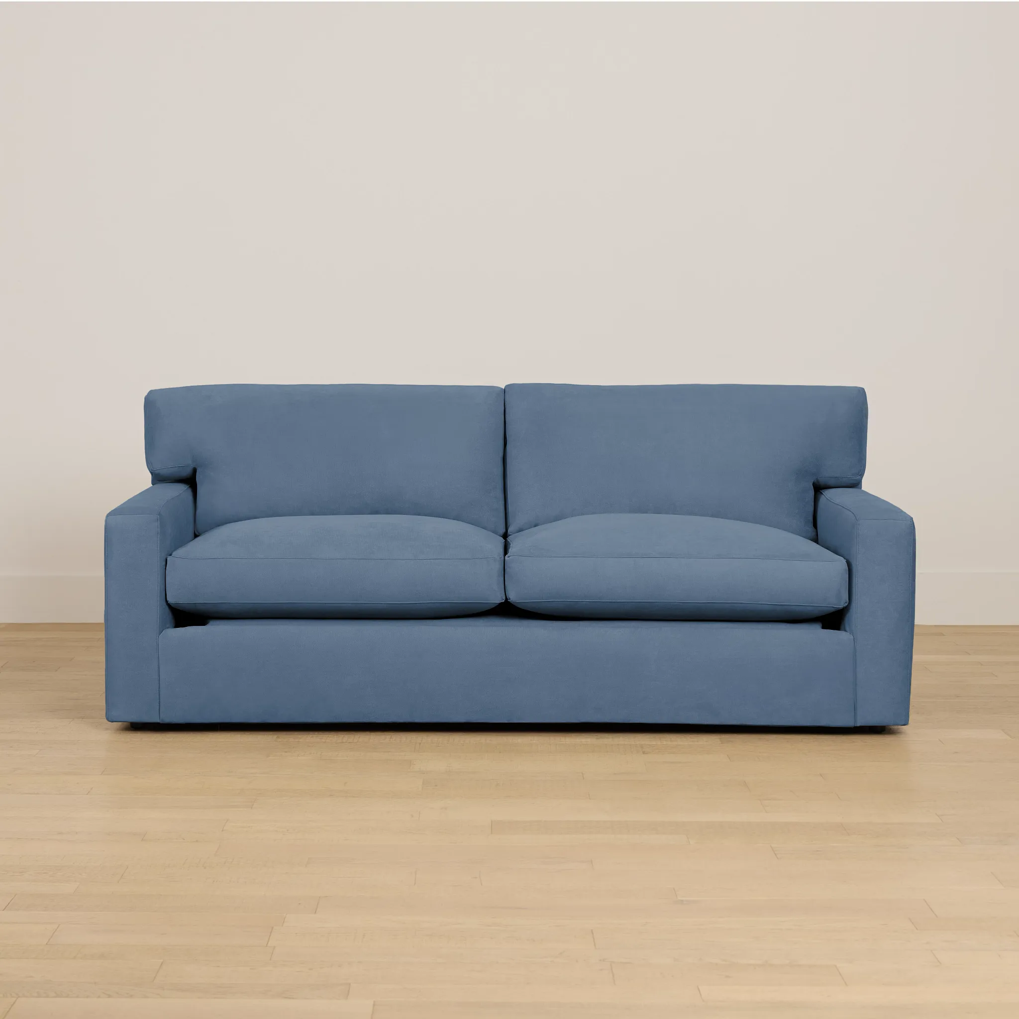 Hudson Blue Fabric Memory Foam Sleeper